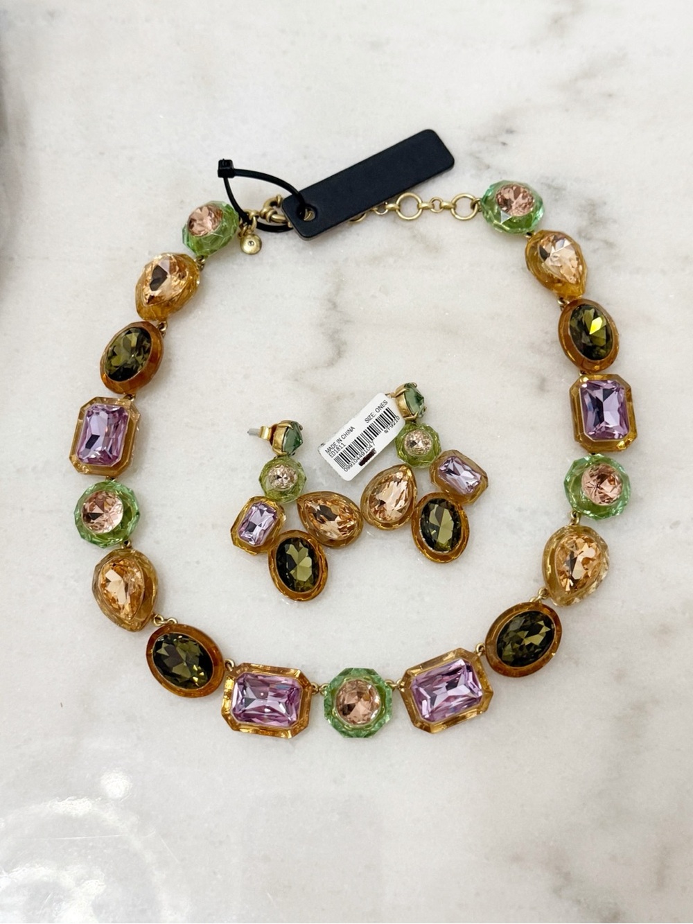 JCREW Jewel Box necklace and earrings set - Picture 6 of 7